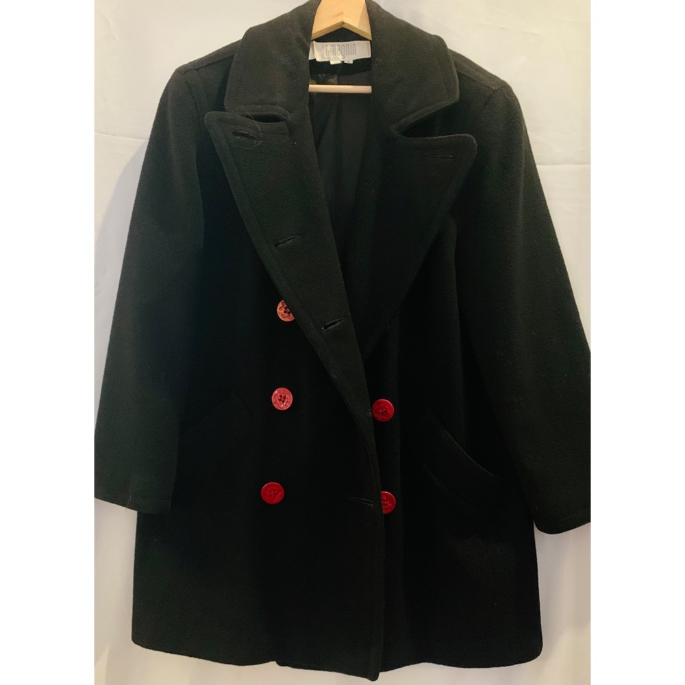 I.Magnin beautiful heavy peacoat 100% wool